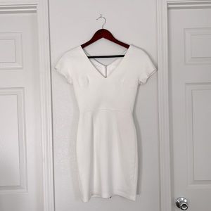 White mini dress